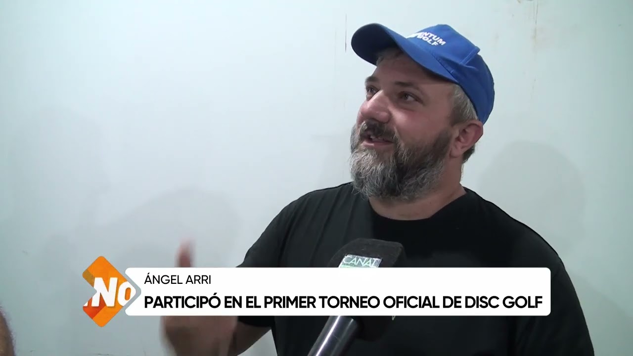 Participó en el primer torneo oficial de Disc Golf, Ángel Arri