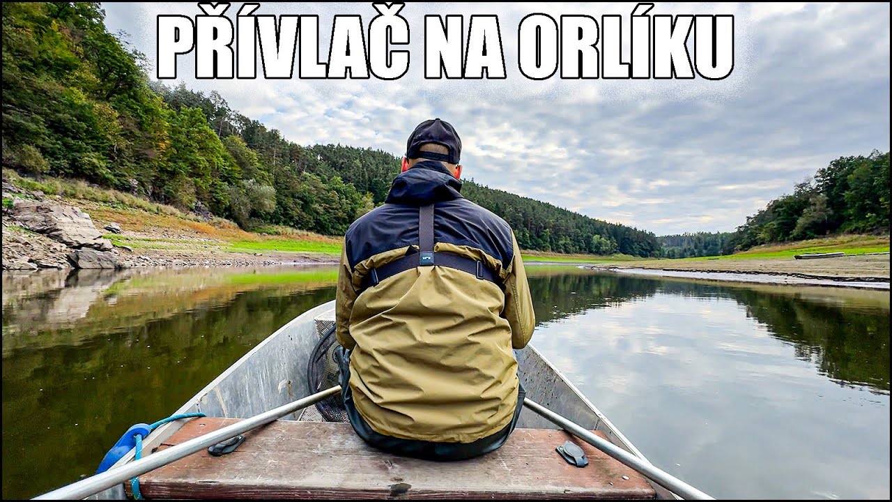 Nízká hladina na Orlické přehradě přesvědčila i opatrné štiky / Orlík se změnil na velkou řeku