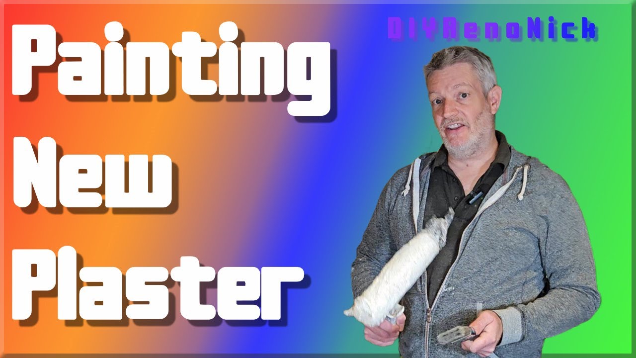 How to MIST COAT and paint new Plaster!