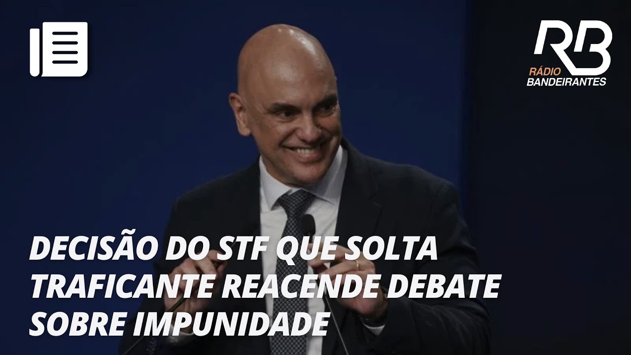 Alexandre de Moraes  manda soltar homem preso com 12 pedras de crack | Jornal Gente