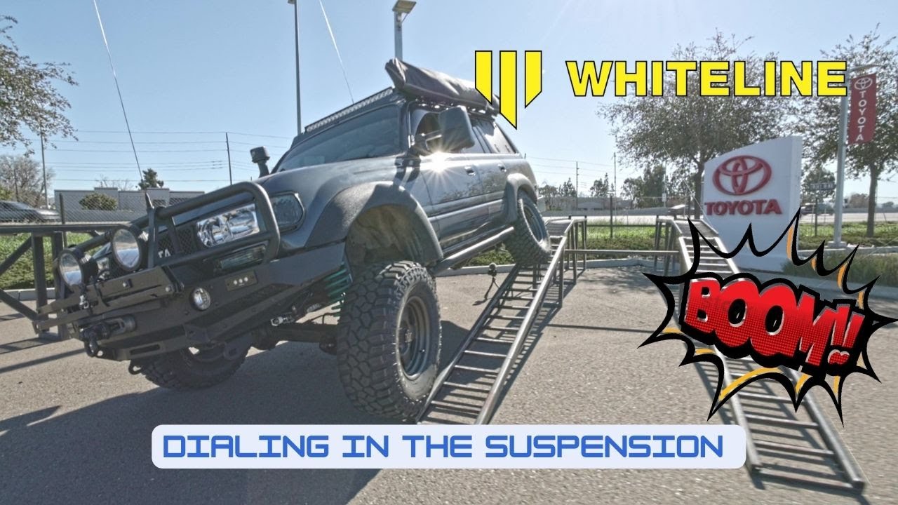 Suspension Upgrade and dialing in the alignment on a 80 Series Land Cruiser