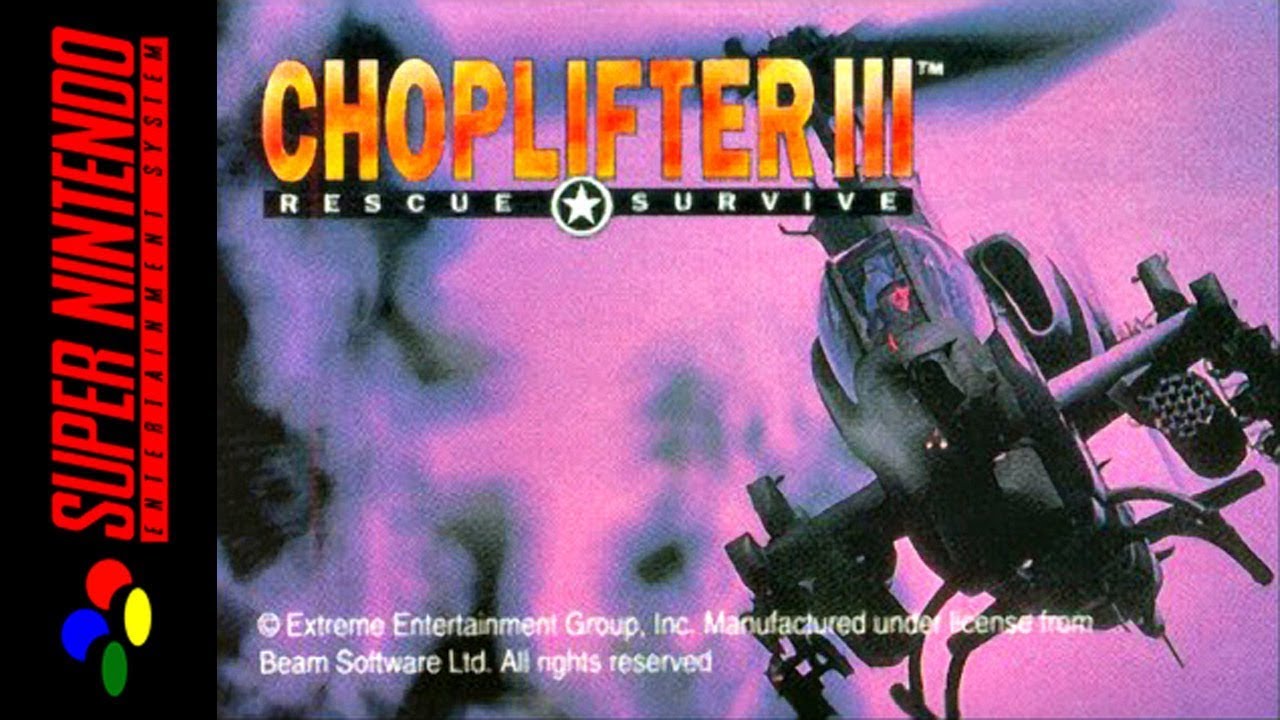 [Longplay] SNES - Choplifter III - Rescue Survive (4K, 60FPS)