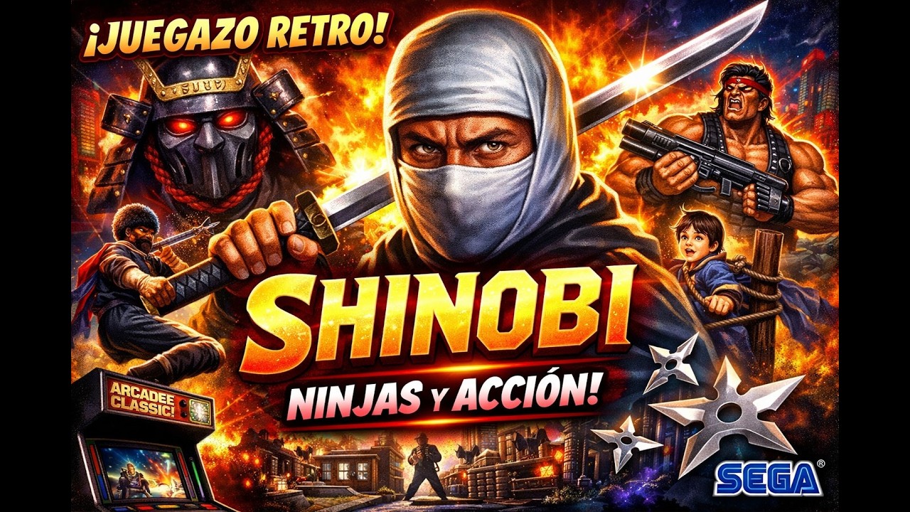 SHINOBI – El Clásico Arcade de Ninjas que Marcó Historia