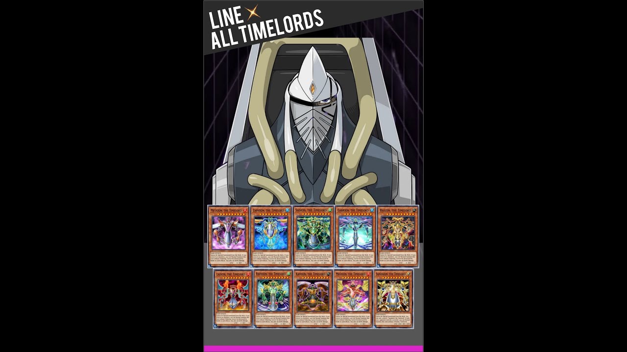 Yugioh Duel Links - Z-ONE Line with ALL Timelords (Updated)