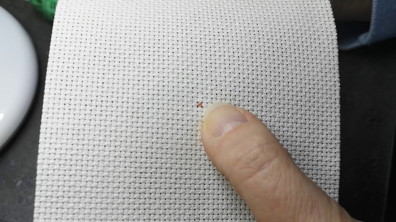 Commencer une broderie Point de Croix