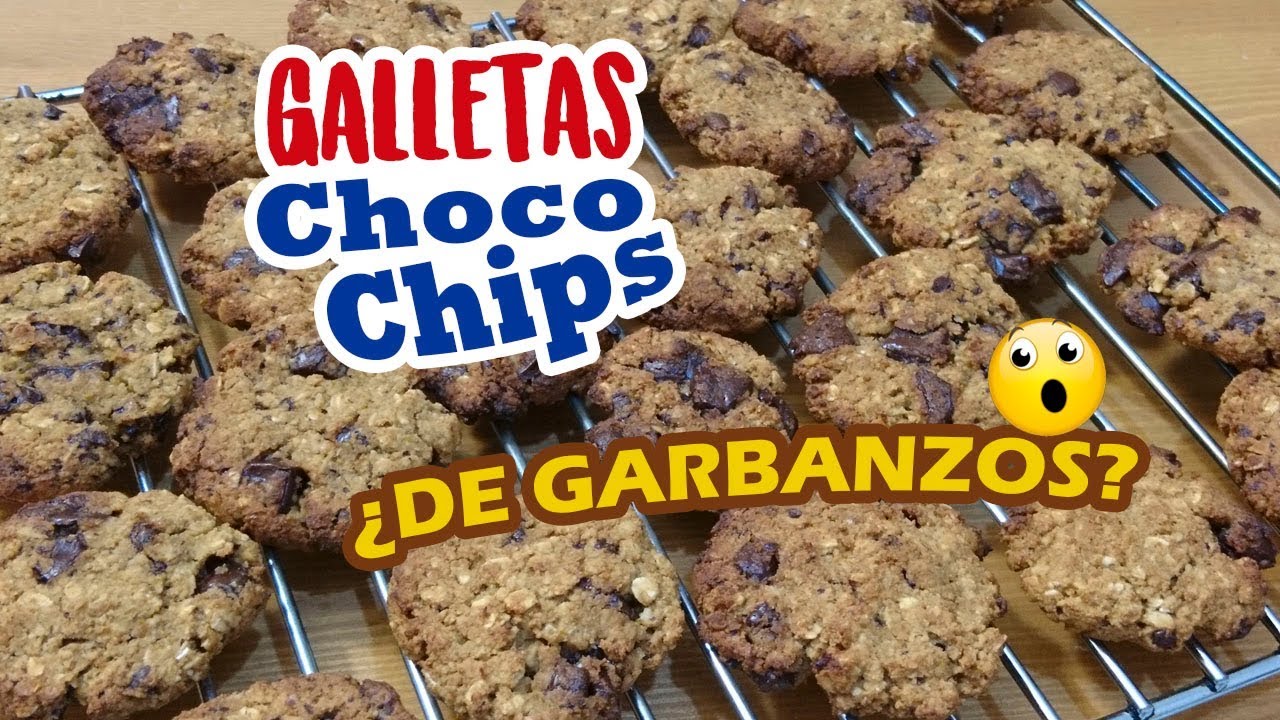 Galletas choco chips, de GARBANZOS 🍪🤤| NUTRIRIANA