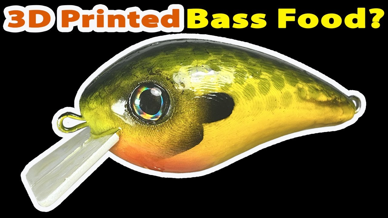 Lure Painting | 3D Printed Lure - Bluegill Pattern