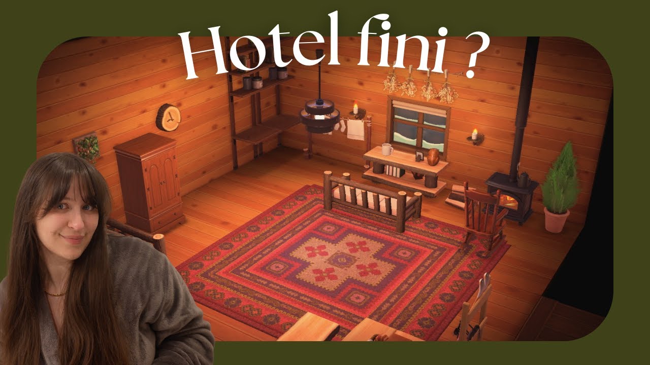 🏨 On termine enfin les 8 chambres de l’hôtel | ACNH ✨