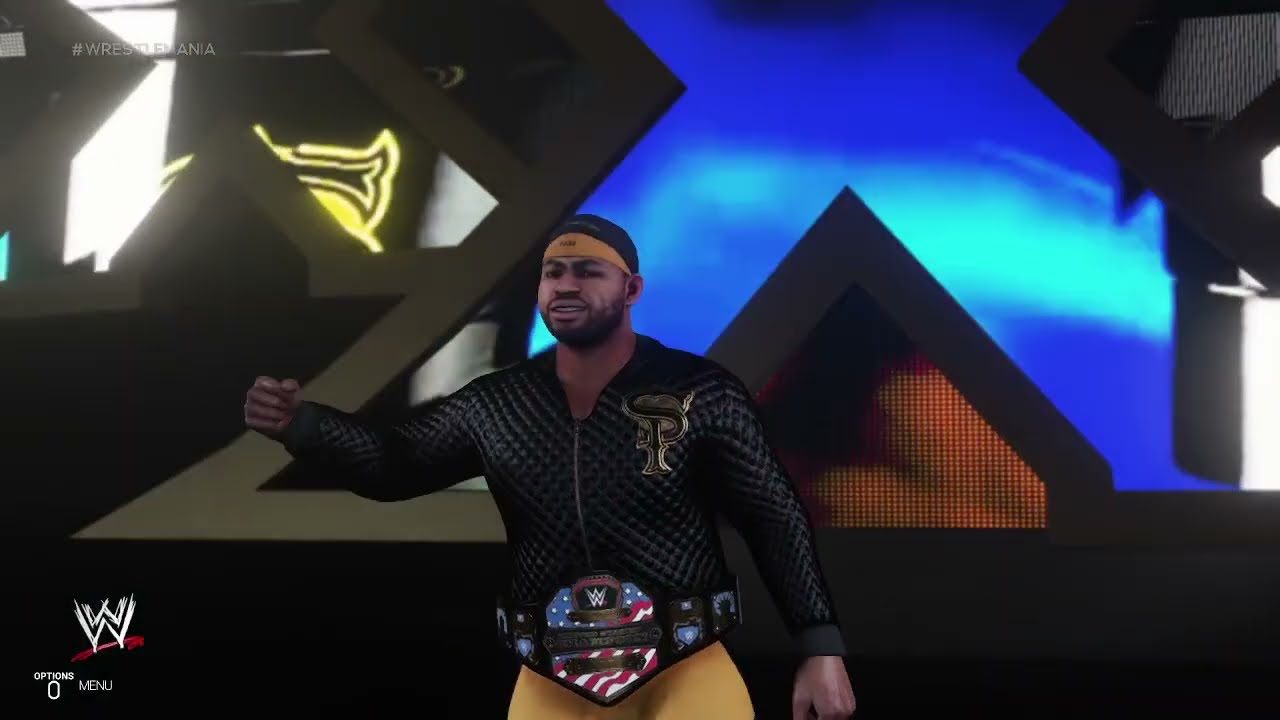 Kevin Owens vs Angelo Dawkins US CHAMPIONSHIP HYPERMANIA 6