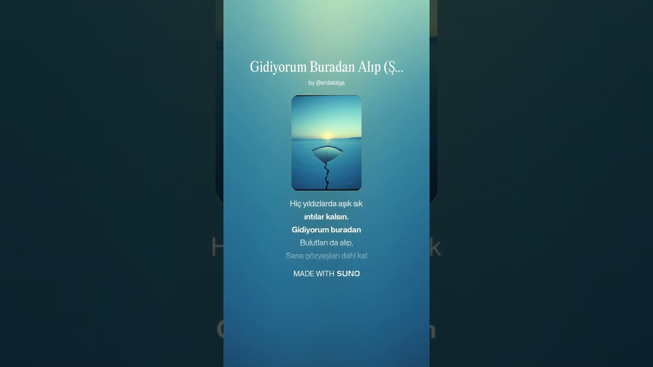 Gidiyorum Buradan Alıp (Şiirden Şarkılar)