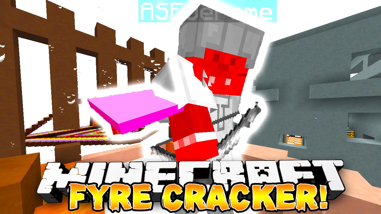 Minecraft - FYRE CRACKER MINI-GAME #1 - w/ THE PACK!
