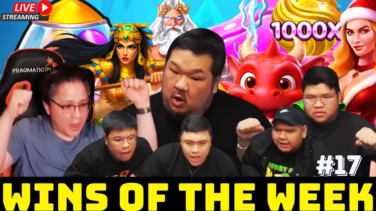 TEAM BIG BOY CHENG BIGGEST SLOT WINS OF THE WEEK#17 HIGHLIGHTS #slot #bigboycheng #maxbet #maxwin