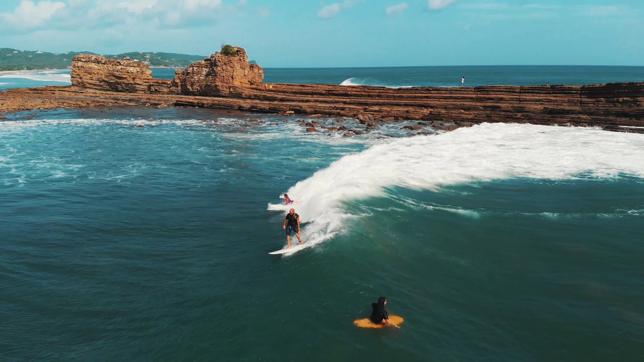 Drone Aerial of Popoyo, Nicaragua
