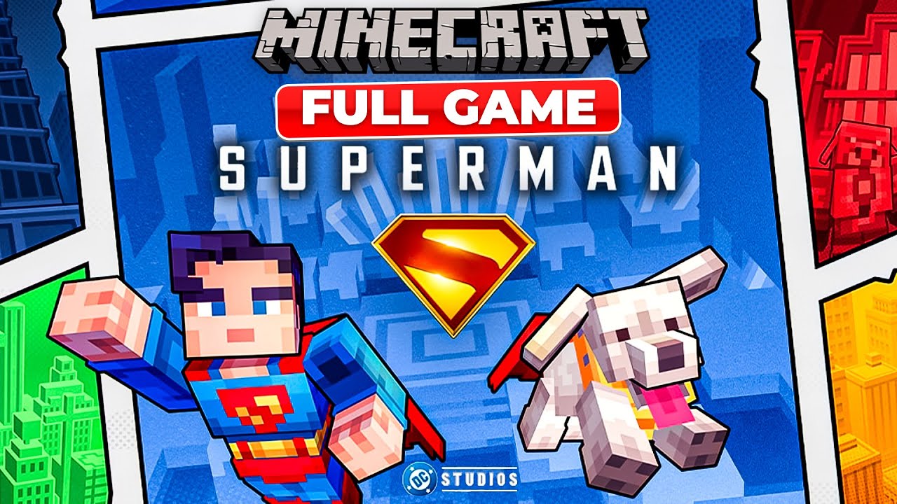 Minecraft x Superman DLC - Full Game Walkthrough