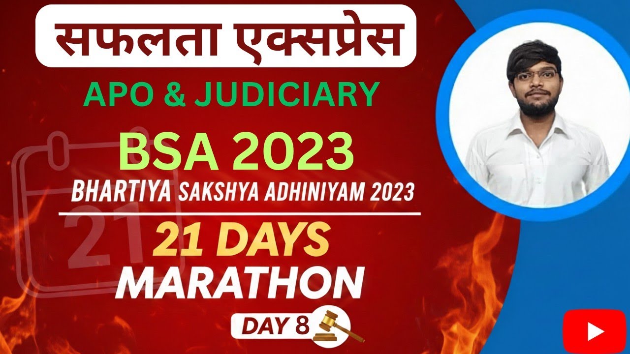 Day 8 | BSA 2023: Section 27 se 39 Tak Poori Jankari | Bhartiya Sakshya Adhiniyam | Mukesh Sir