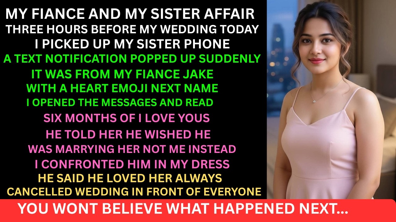 Three Hours Before My Wedding I Found Text Messages Between My Fiance And My Sister And My Life...
