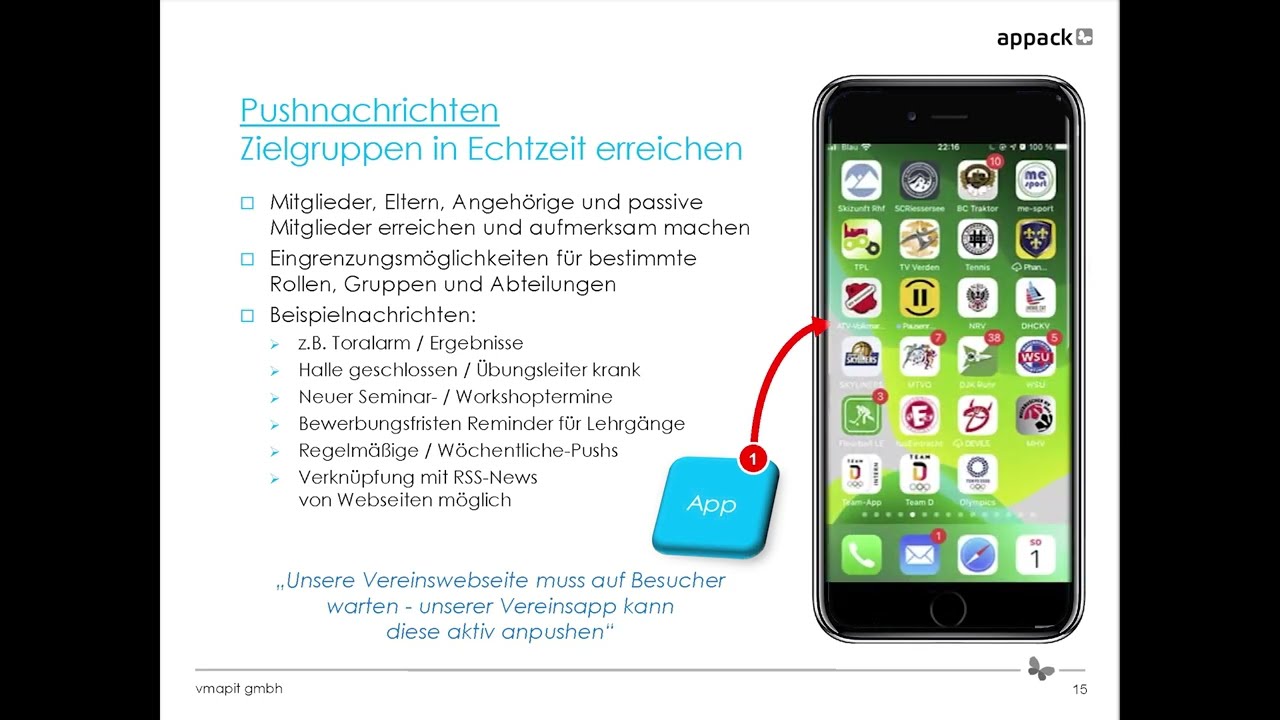 Webinar 2024 - Vereinsapp-F&ouml;rderung