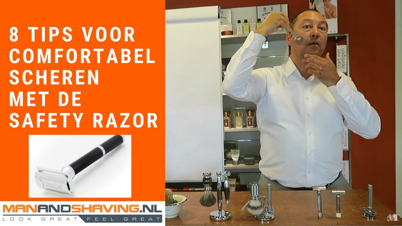 8 TIPS VOOR GLAD EN COMFORTABEL SCHEREN MET DE SAFETY RAZOR - Manandshaving.nl