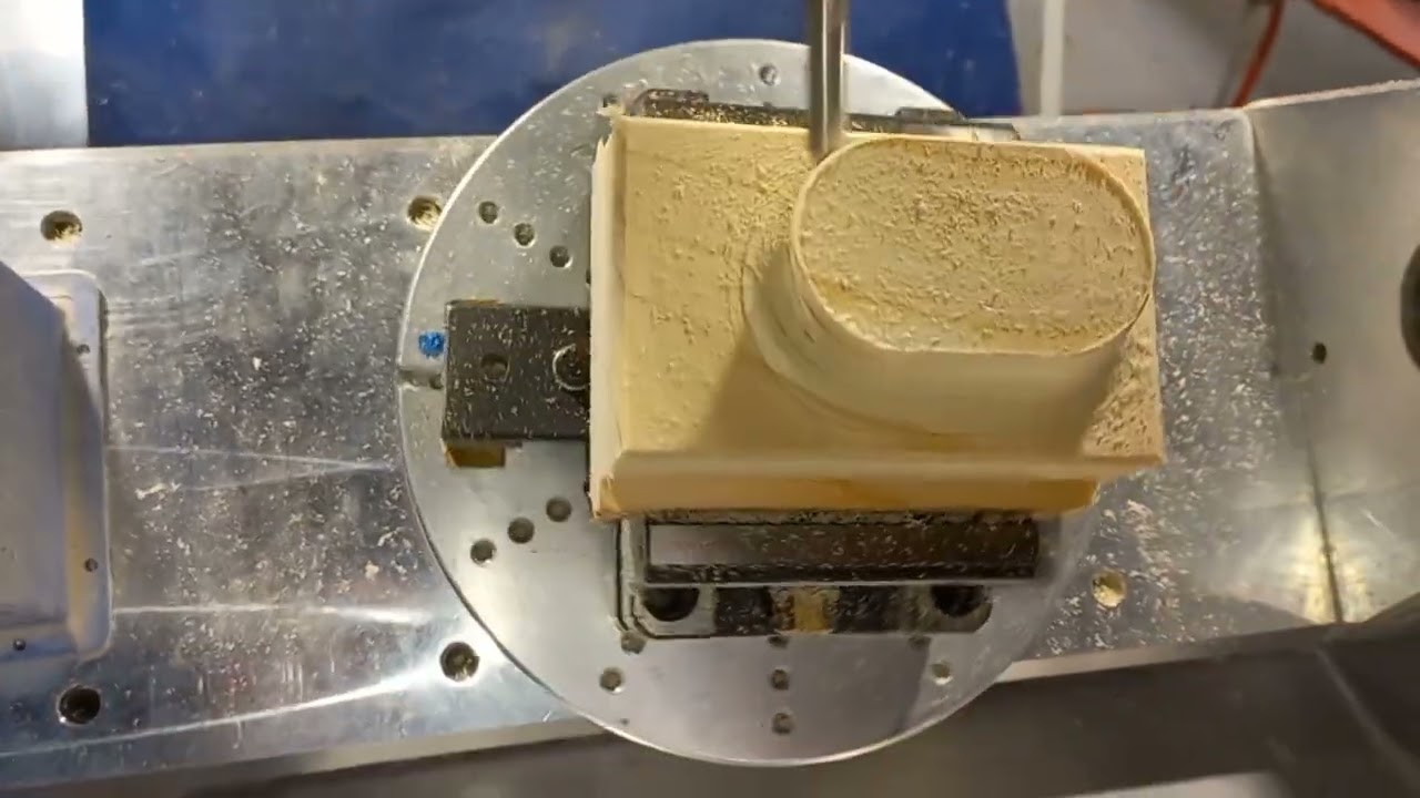 CNC 5 axis homemade, controller Rosetta CNC. (video 2)