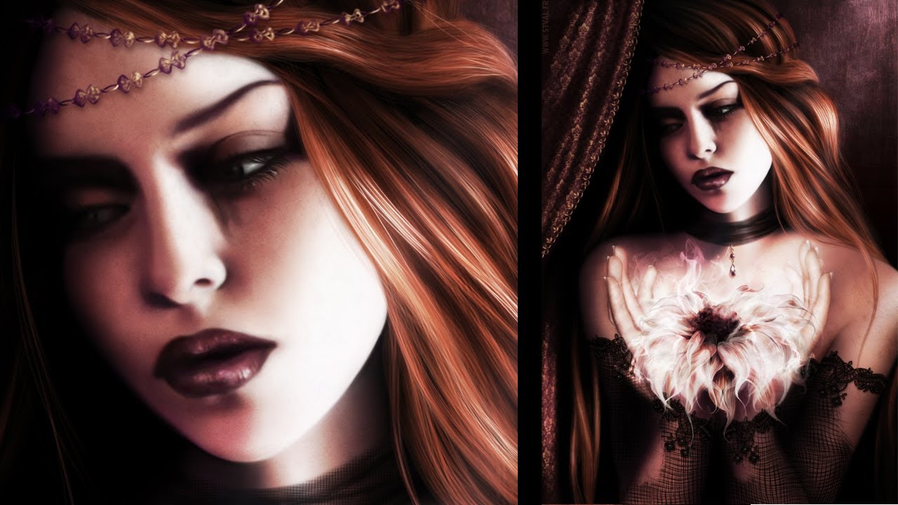 Original song & Digital painting : La fleur du pardon (Stephanie Valentin & Jean-François Oricelli)