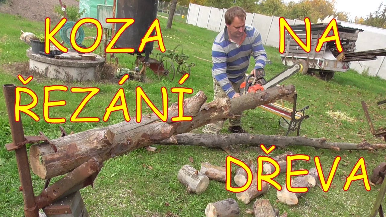 Koza na řezání dřeva samosvorná s držákem na motorovou pilu Lukášova