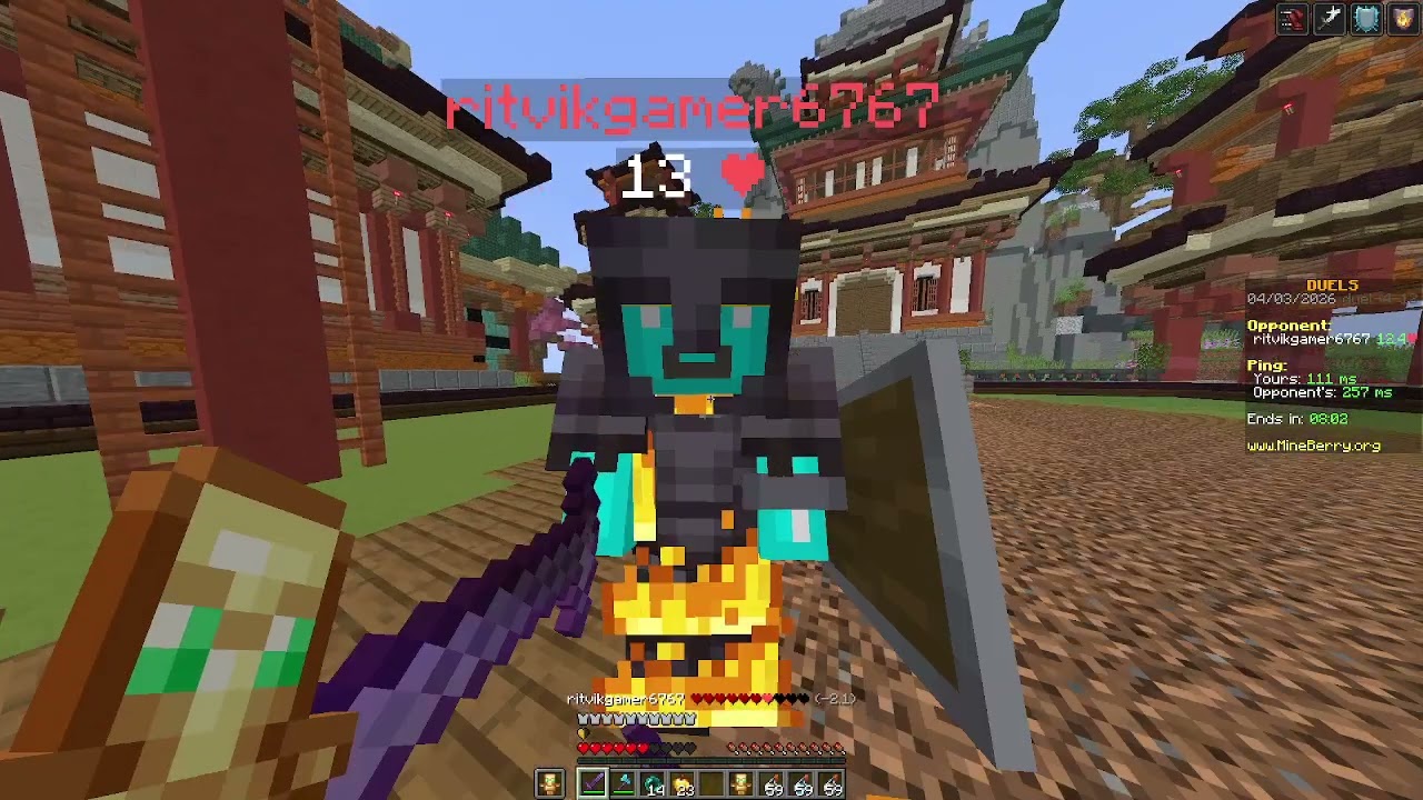 1v1ing a combat master