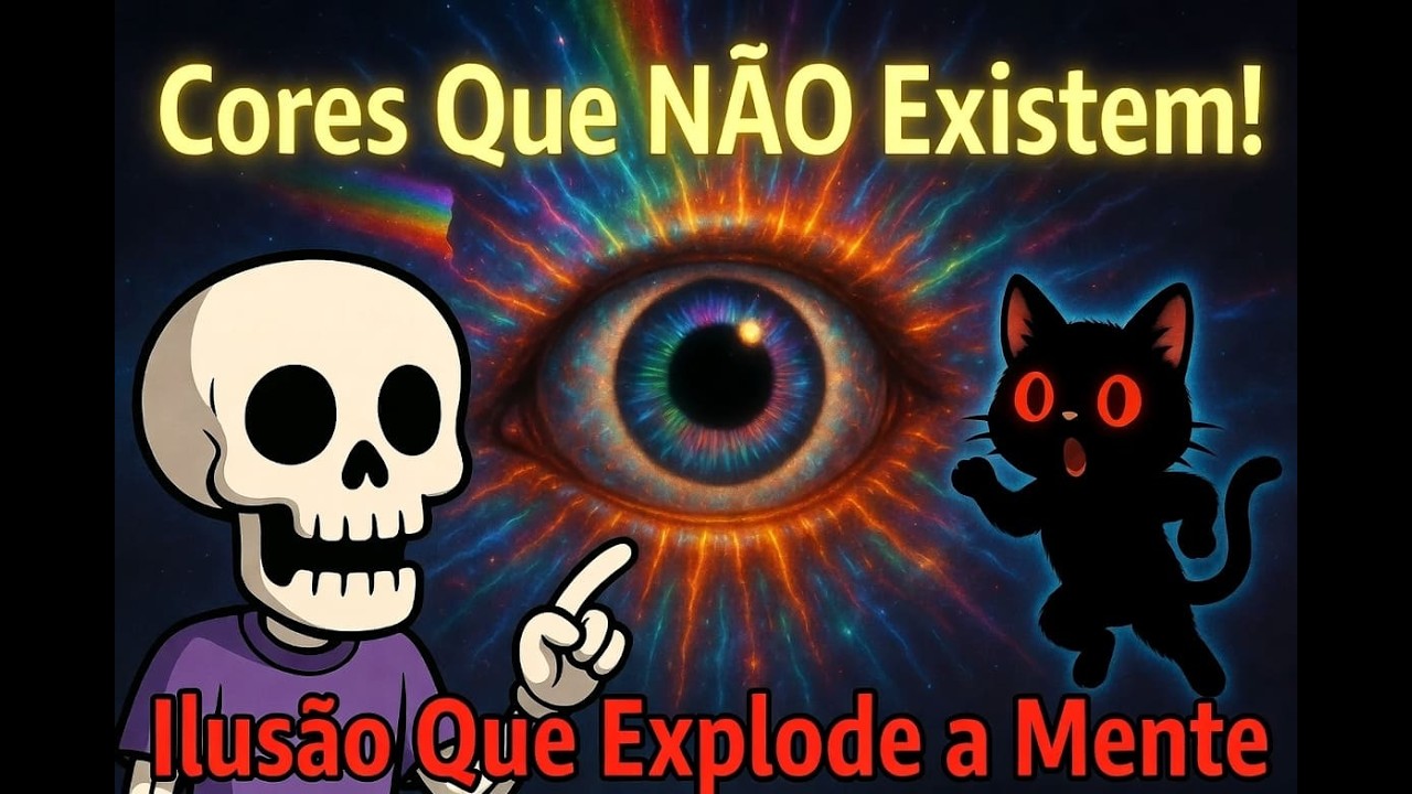 Seu Cérebro INVENTA Cores Que NÃO Existem na Natureza! 😱 (Ilusão Óptica Que Vai Quebrar Sua Mente)