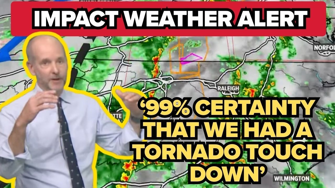 Брэд Панович «на 99% уверен», что торнадо обрушился на Шарлотту, Северная Каролина | Предупрежден...