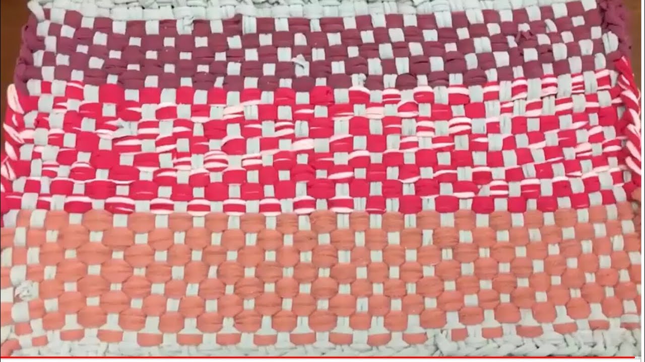 Tutorial rug weaving.. menganyam keset
