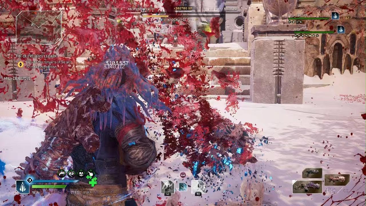 OUTRIDERS Trickster OP gameplay