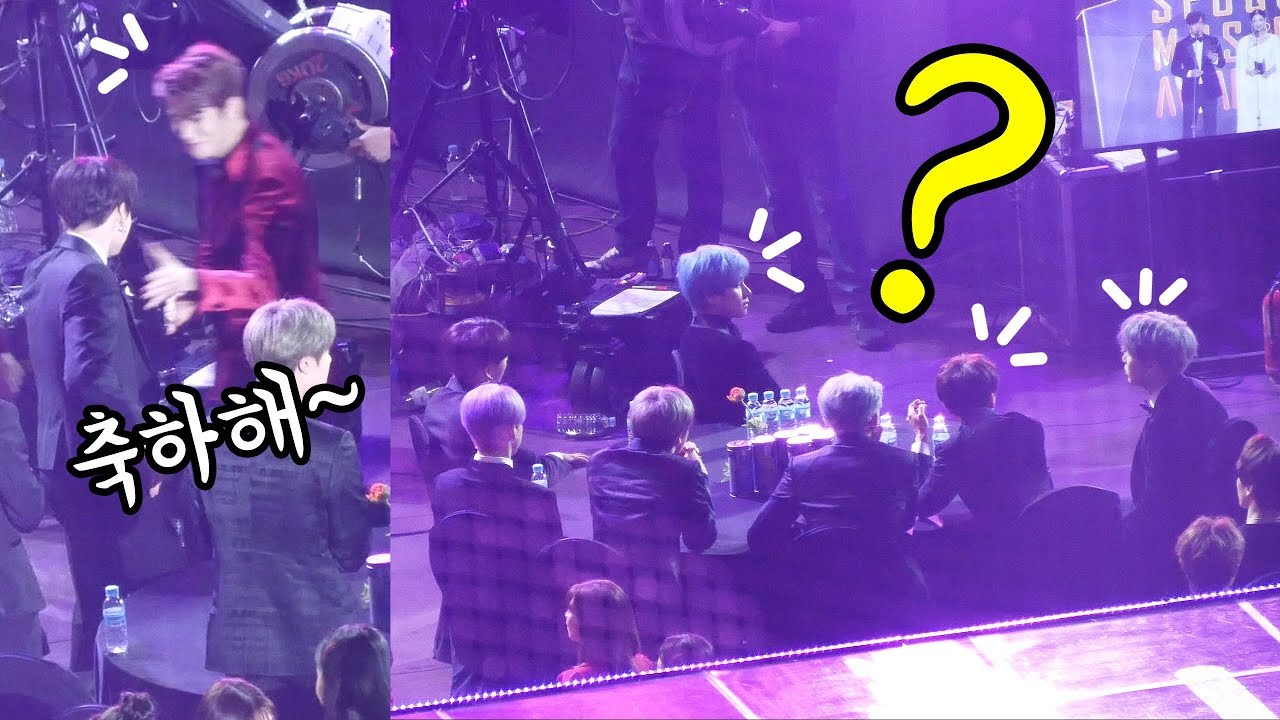 [ENG] BTS : 리액션 reaction (정국 JungKook, 재현 JaeHyun) : NCT127 본상 수상 Main Prize : Edited fancam : 고척돔