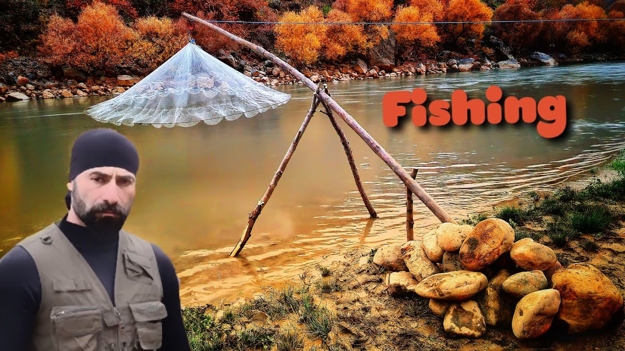 Şemsiye Tekniği İle Balık Avı | Fishing Super Technique | Nehirde Balık Avı