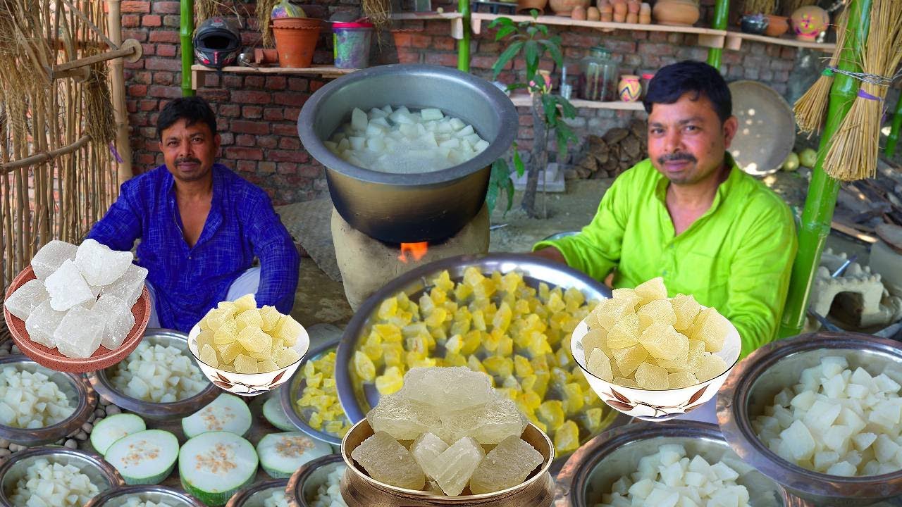 आगरे का पेठा बनाने की विधि | Agra Ka Petha Recipe | Petha Sweet Recipe in hindi