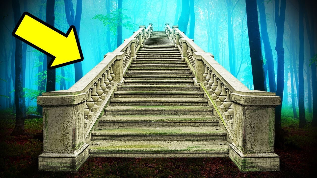 Wieso du im Wald immer wieder wahllos herumstehende Stufen findest