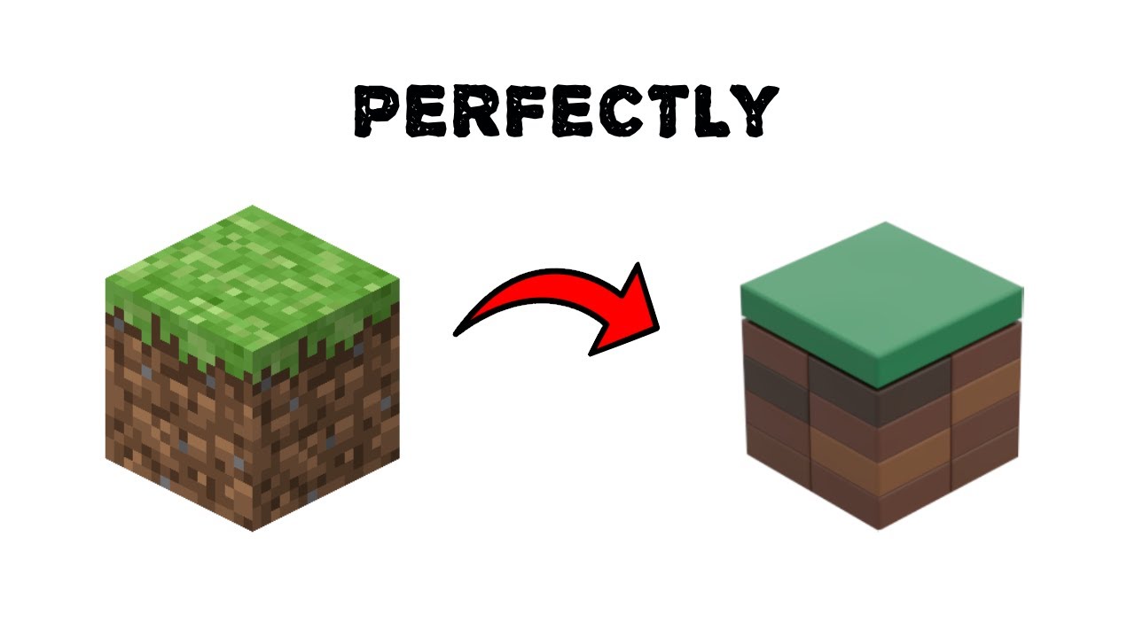 How to Build LEGO Minecraft Perfectly to Scale