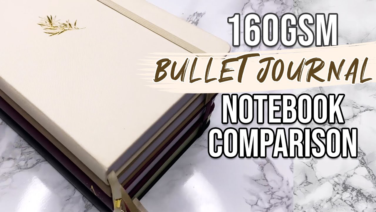 ЛУЧШИЙ блокнот для ведения журнала в формате BULLET Journal? Сравнение лучших блокнотов плотность...