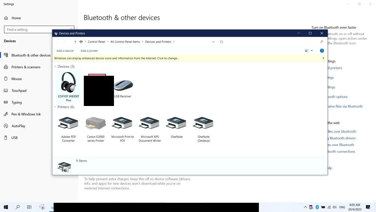 HOW TO DISABLE HANDS-FREE AG AUDIO OF BLUETOOTH HEADPHONES IF YOUR LAPTOP HAS A MICROPHONE ARRAY?