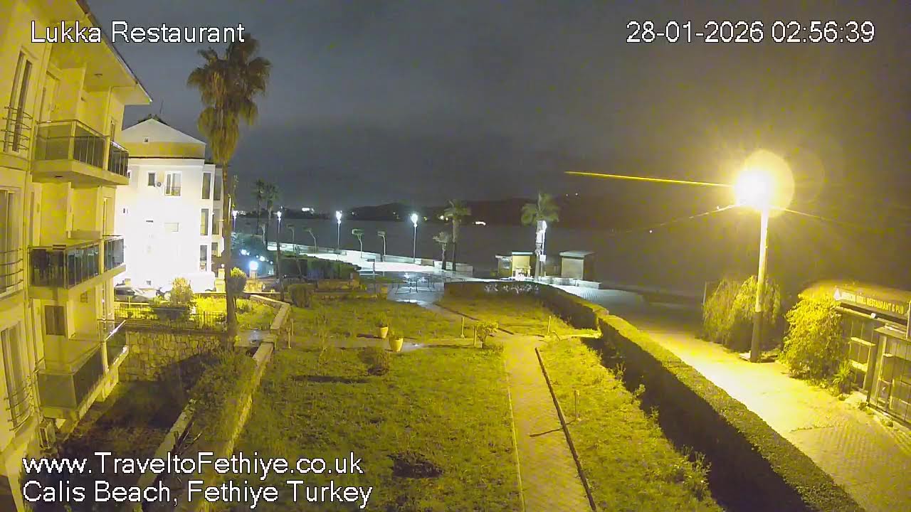 Webcam Live from Calis Beach, Fethiye Turkey | Fethiye webcam