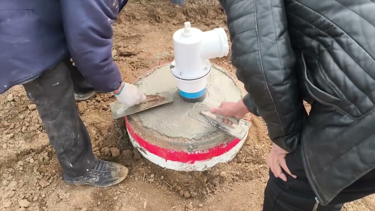 高标准农田灌溉管道施工就是繁琐点，今安装出水口，在把防撞管抹上灰。#高标准农田灌溉 #记录日常 #越野冷知识 #河北 #灌溉管道施工