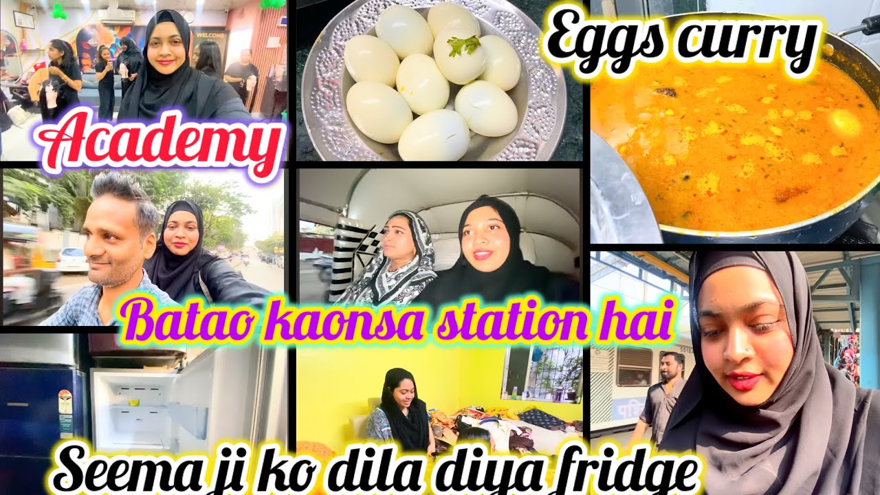 Morning to evening vlog🥹❤️Seema ji ke sath gaye fridge lene💚eggs curry 🍛 special 😋