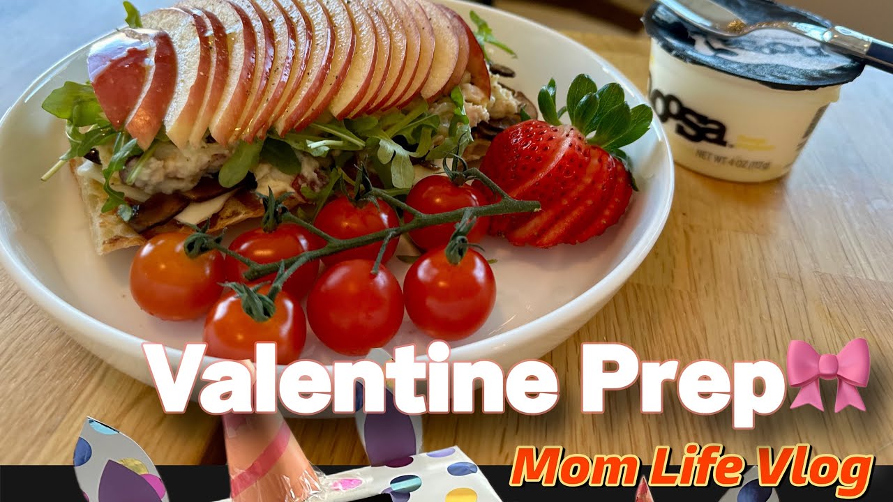 [US Mom Life] Valentine Prep Day 💗 Brunch, Pie & Kids DIY 미국사는 엄마의 발렌타인데이 준비! 브런치 파이만들기