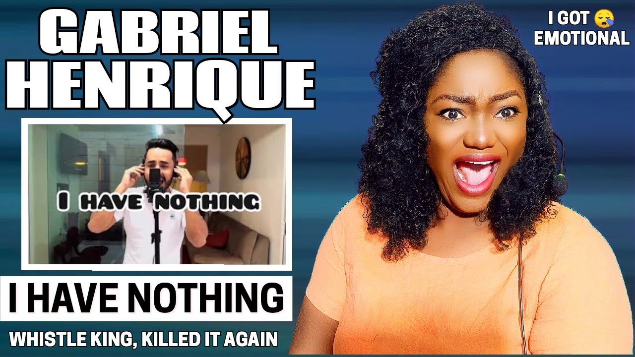 🇧🇷 GABRIEL HENRIQUE - I Have Nothing REACTION!!😱 (Whitney Houston Cover) | He Hits Unreal Notes OMG❗