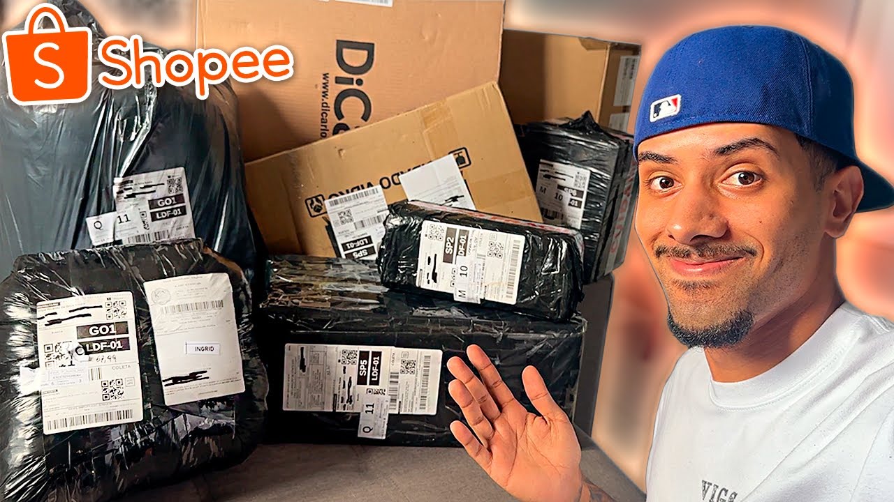 Comprei OS MELHORES Itens Para Casa NA PROMOÇÃO Da Shopee! Com links 👍