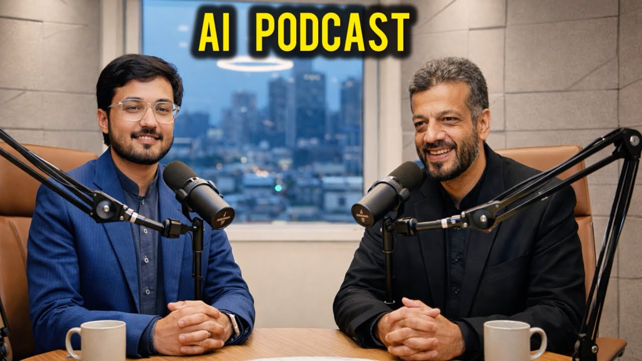 How to make  podcast video AI step by step | Ai podcast kasy banain| Suneel Manj | Muzammil Bhadru