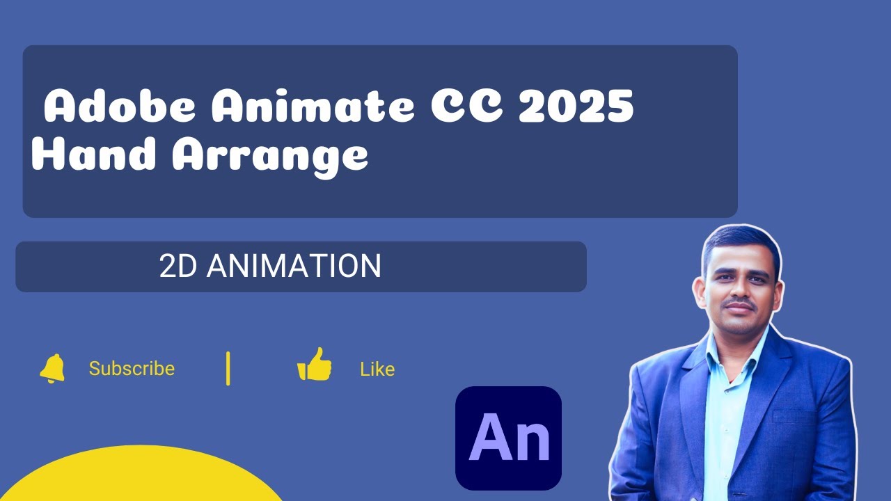 Adobe Animate CC 2025 Hand Arrange 