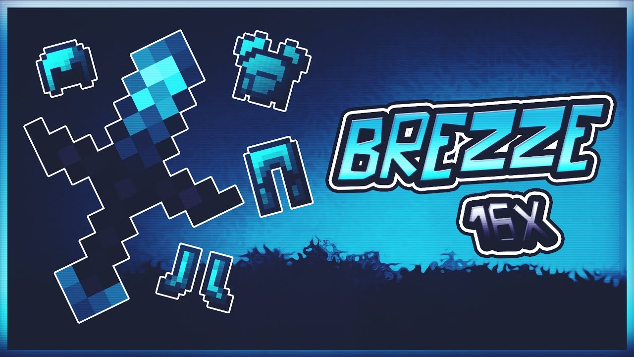 ❤️MINECRAFT PVP TEXTURE PACK - BREZZE 16X❤️