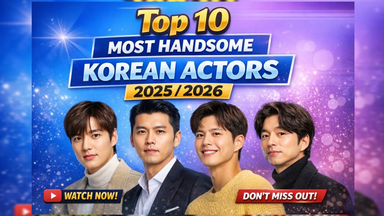 🤯😱The 10 Most Handsome K-Drama Actors Right Now (2025–2026)😊🤔