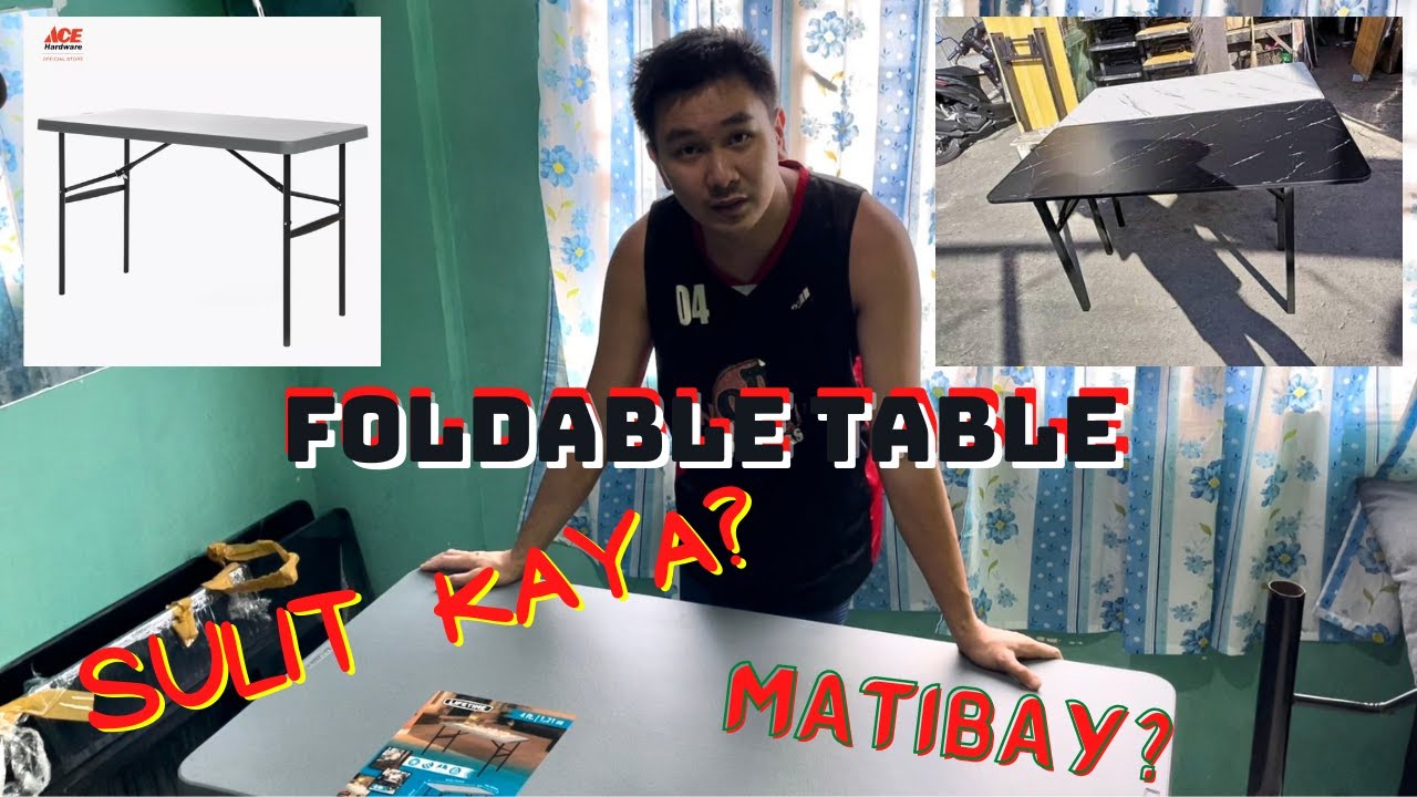 UNBOXING FOLDABLE TABLE FROM LAZADA AND FACEBOOK MARKETPLACE