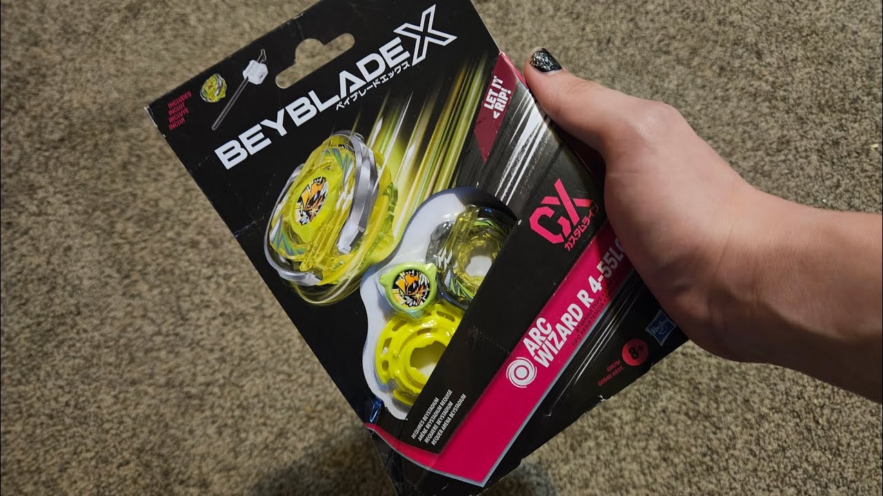 Arc Wizard R 4-50LO Unboxing, Battles, and Review! Hasbro Beyblade X!