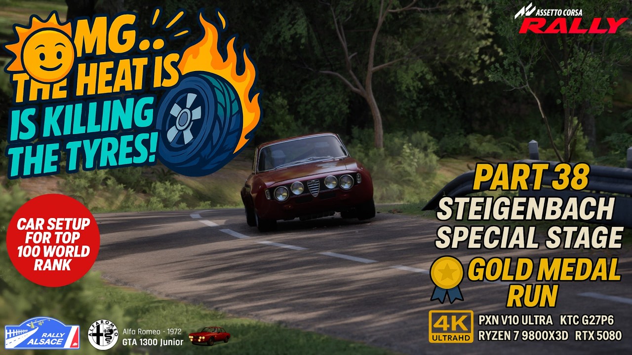 Assetto Corsa Rally, Part 38 – Steigenbach SS, Alfa Romeo GTA 1300 Junior - 17 Mins Of Pure Rally